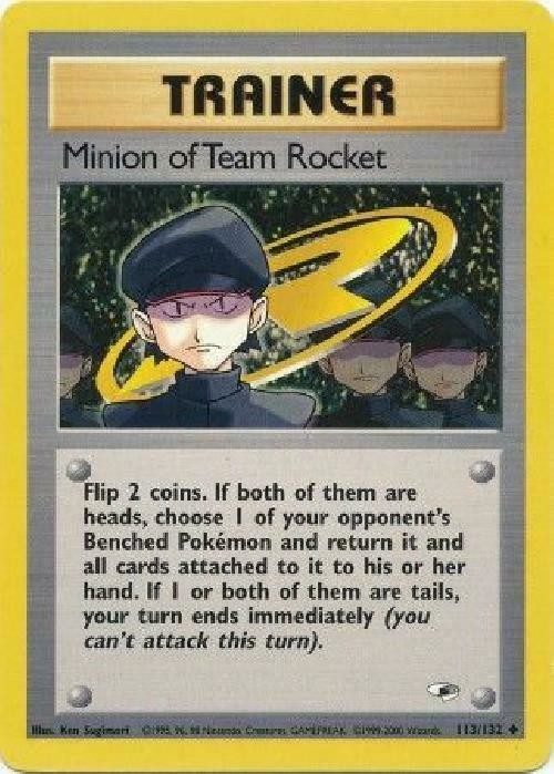 Minion of Team Rocket (113/132) [Gym Heroes Unlimited] | Exor Games New Glasgow