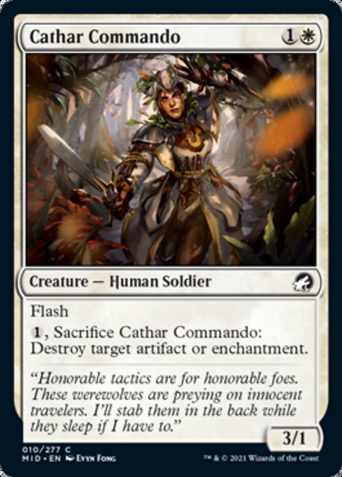 Cathar Commando [Innistrad: Midnight Hunt] | Exor Games New Glasgow