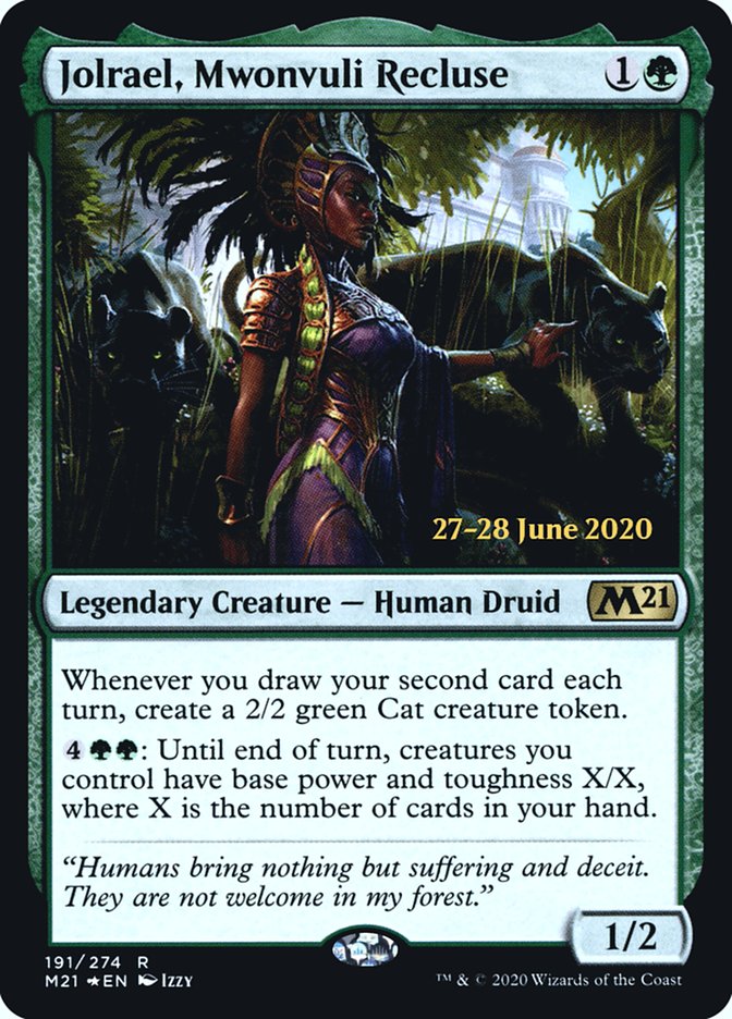 Jolrael, Mwonvuli Recluse  [Core Set 2021 Prerelease Promos] | Exor Games New Glasgow