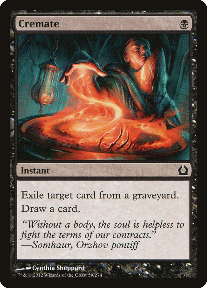 Cremate [Return to Ravnica] | Exor Games New Glasgow