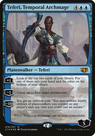 Teferi, Temporal Archmage (Commander 2014) [Commander 2014 Oversized] | Exor Games New Glasgow