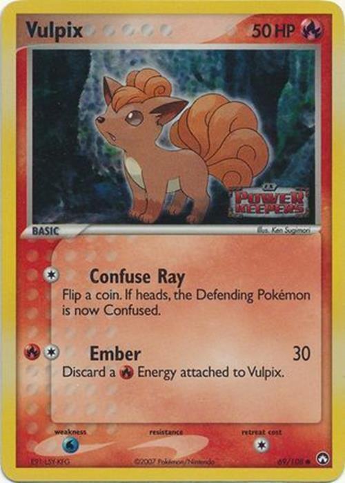 Vulpix (69/108) (Stamped) [EX: Power Keepers] | Exor Games New Glasgow