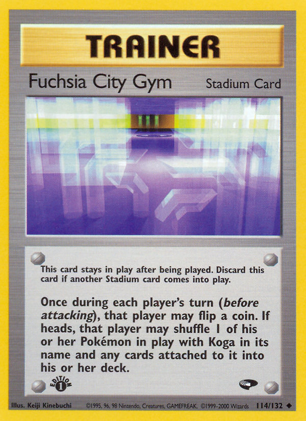 Fuchsia City Gym (114/132) [Gym Challenge 1st Edition] | Exor Games New Glasgow