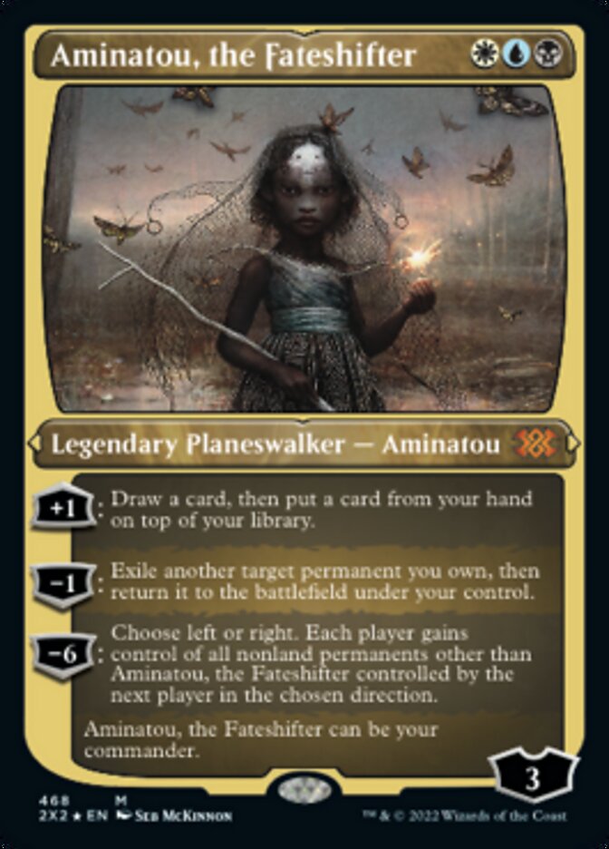 Aminatou, the Fateshifter (Foil Etched) [Double Masters 2022] | Exor Games New Glasgow