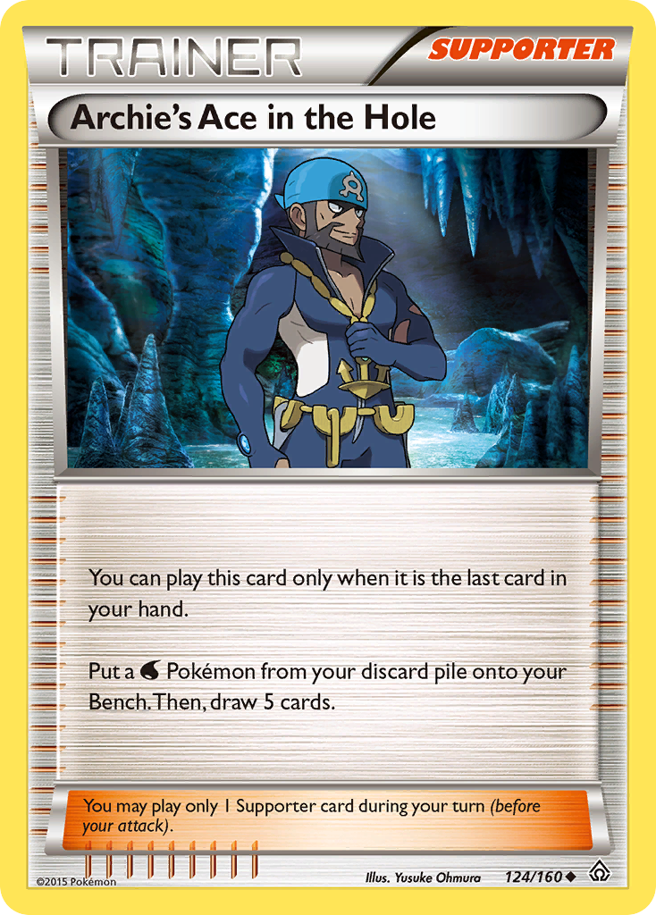 Archie's Ace in the Hole (124/160) [XY: Primal Clash] | Exor Games New Glasgow