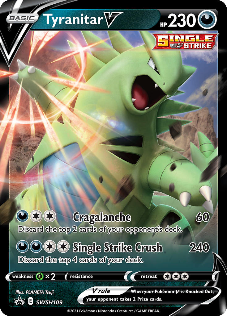 Tyranitar V (SWSH109) [Sword & Shield: Black Star Promos] | Exor Games New Glasgow