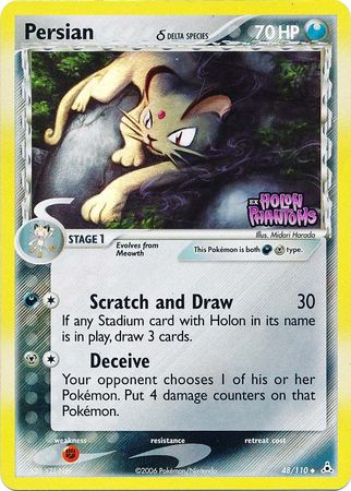 Persian (48/110) (Delta Species) (Stamped) [EX: Holon Phantoms] | Exor Games New Glasgow