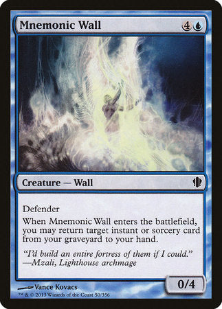 Mnemonic Wall [Commander 2013] | Exor Games New Glasgow