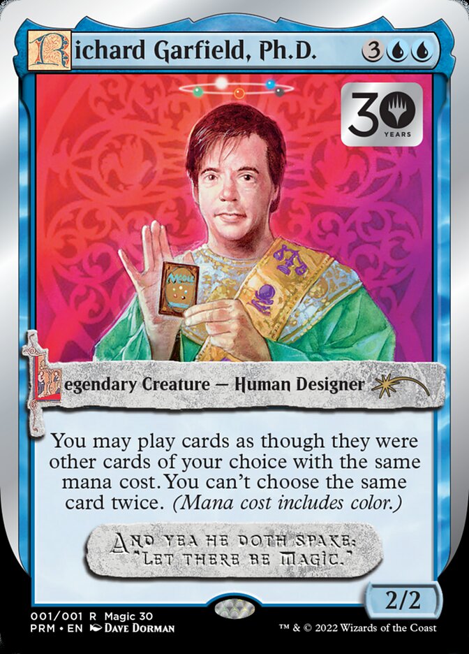 Richard Garfield, Ph.D. [30th Anniversary Promos] | Exor Games New Glasgow