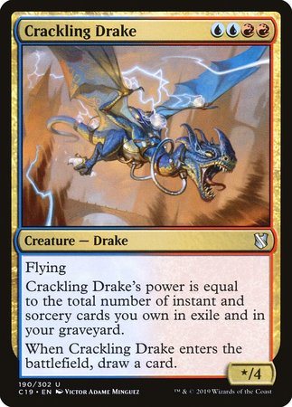 Crackling Drake [Commander 2019] | Exor Games New Glasgow