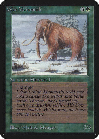 War Mammoth [Limited Edition Alpha] | Exor Games New Glasgow