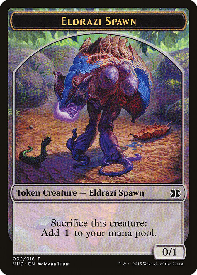 Eldrazi Spawn (002/016) [Modern Masters 2015 Tokens] | Exor Games New Glasgow