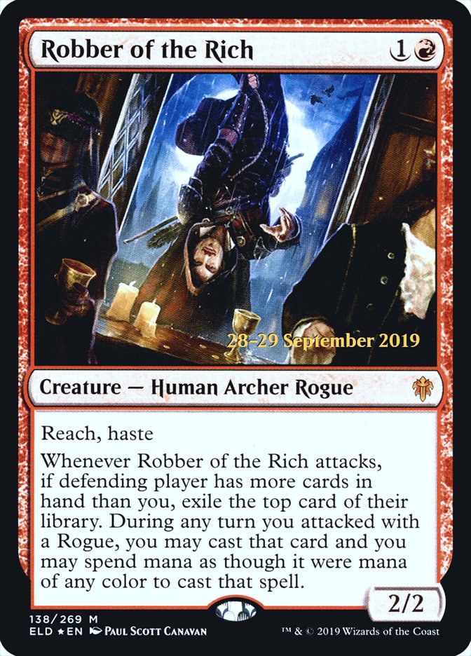 Robber of the Rich  [Throne of Eldraine Prerelease Promos] | Exor Games New Glasgow