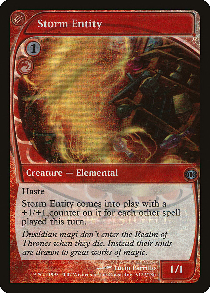 Storm Entity [Future Sight Promos] | Exor Games New Glasgow