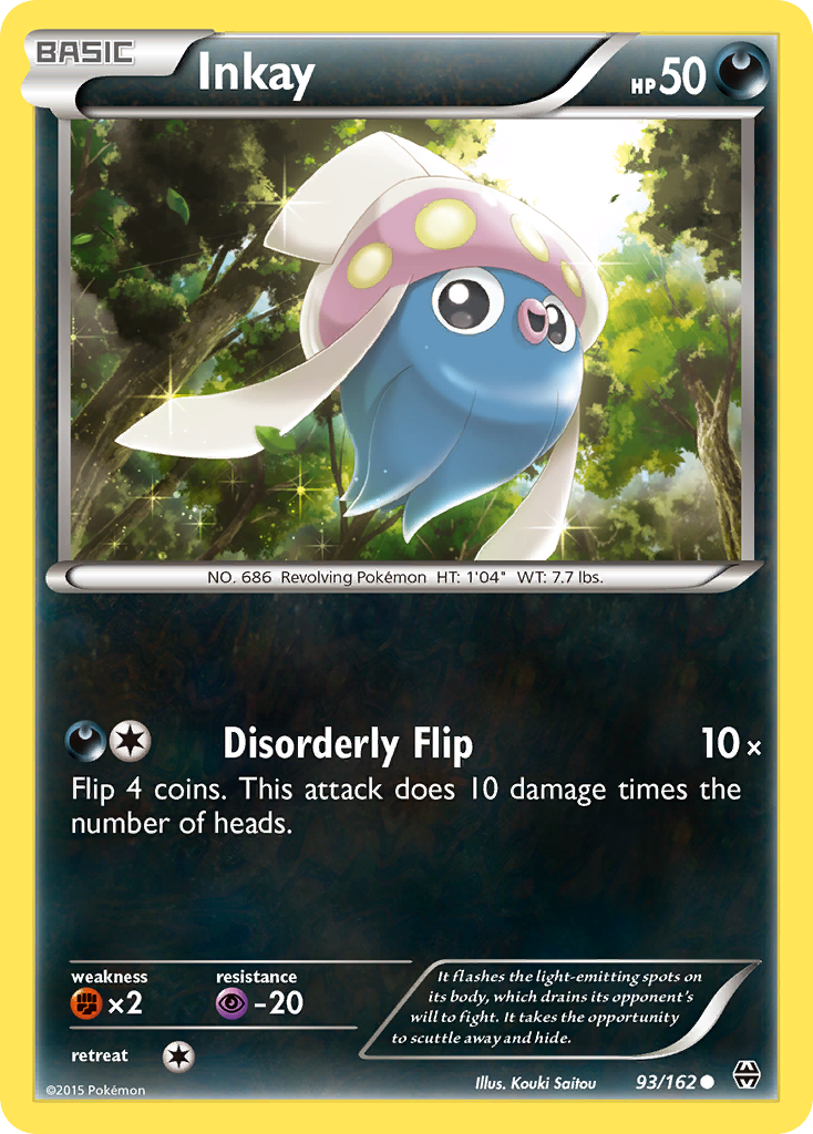 Inkay (93/162) [XY: BREAKthrough] | Exor Games New Glasgow