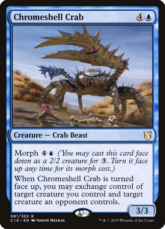 Chromeshell Crab [Commander 2019] | Exor Games New Glasgow