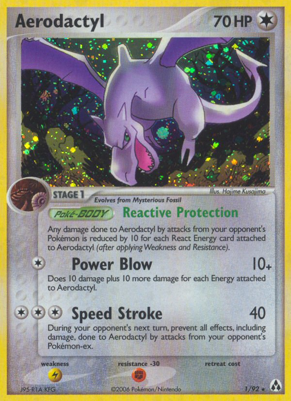 Aerodactyl (1/92) [EX: Legend Maker] | Exor Games New Glasgow