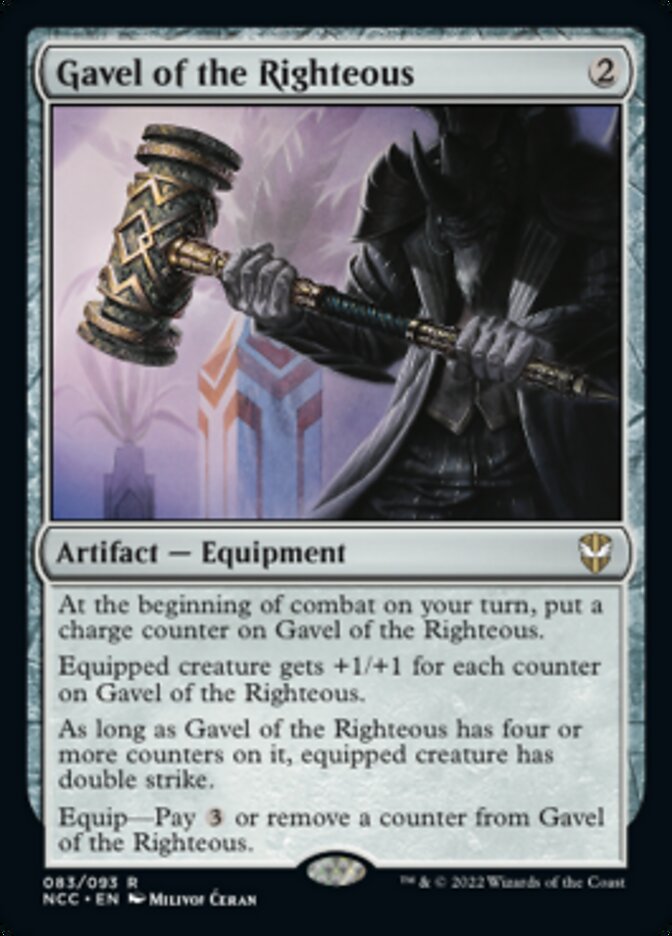 Gavel of the Righteous [Streets of New Capenna Commander] | Exor Games New Glasgow
