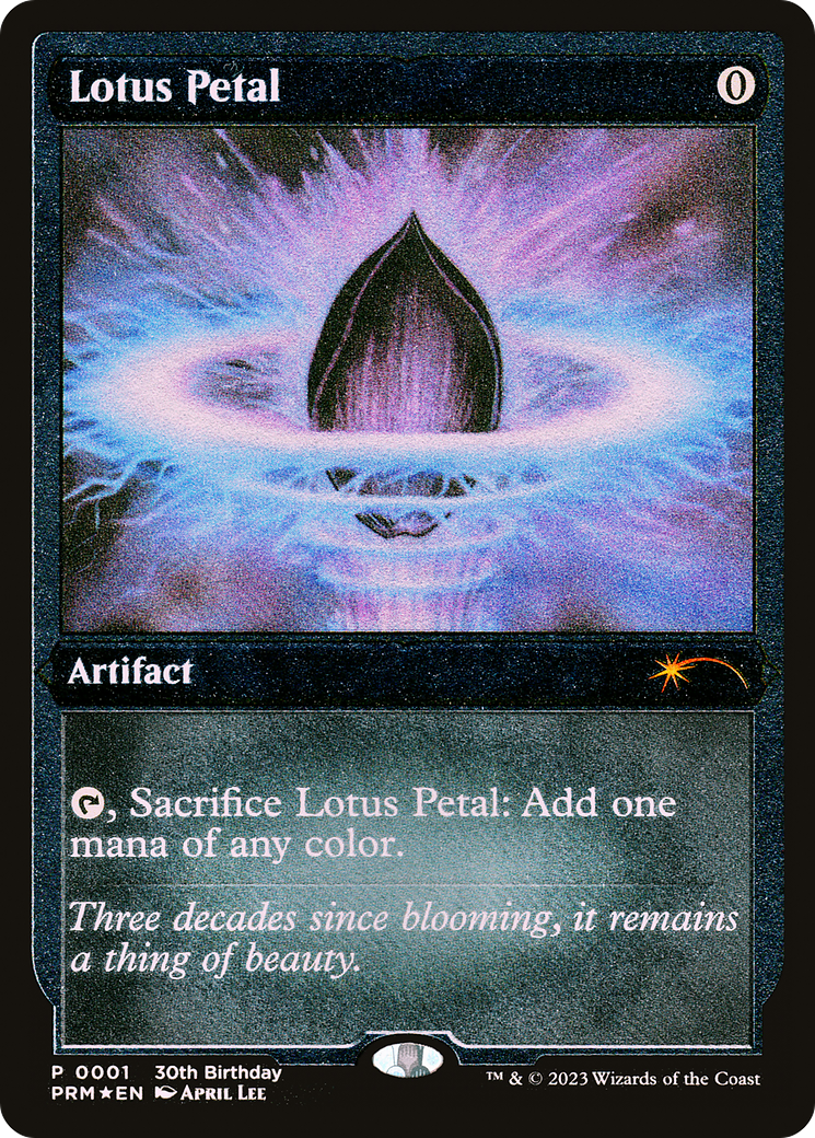 Lotus Petal (Foil Etched) [30th Anniversary Promos] | Exor Games New Glasgow