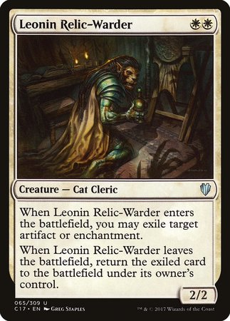 Leonin Relic-Warder [Commander 2017] | Exor Games New Glasgow