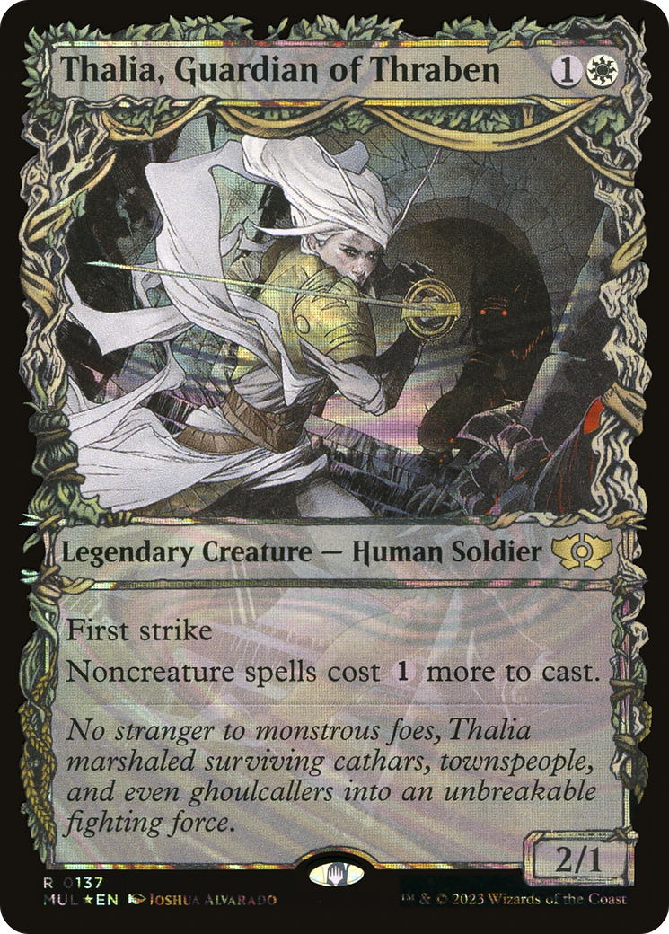 Thalia, Guardian of Thraben (Halo Foil) [Multiverse Legends] | Exor Games New Glasgow