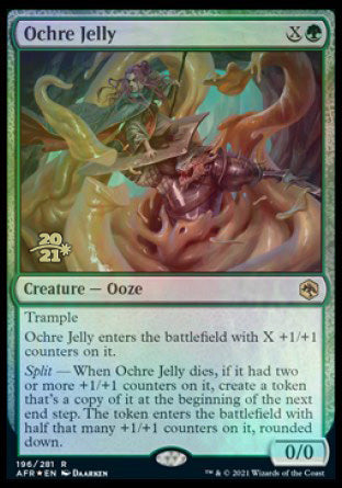 Ochre Jelly [Dungeons & Dragons: Adventures in the Forgotten Realms Prerelease Promos] | Exor Games New Glasgow