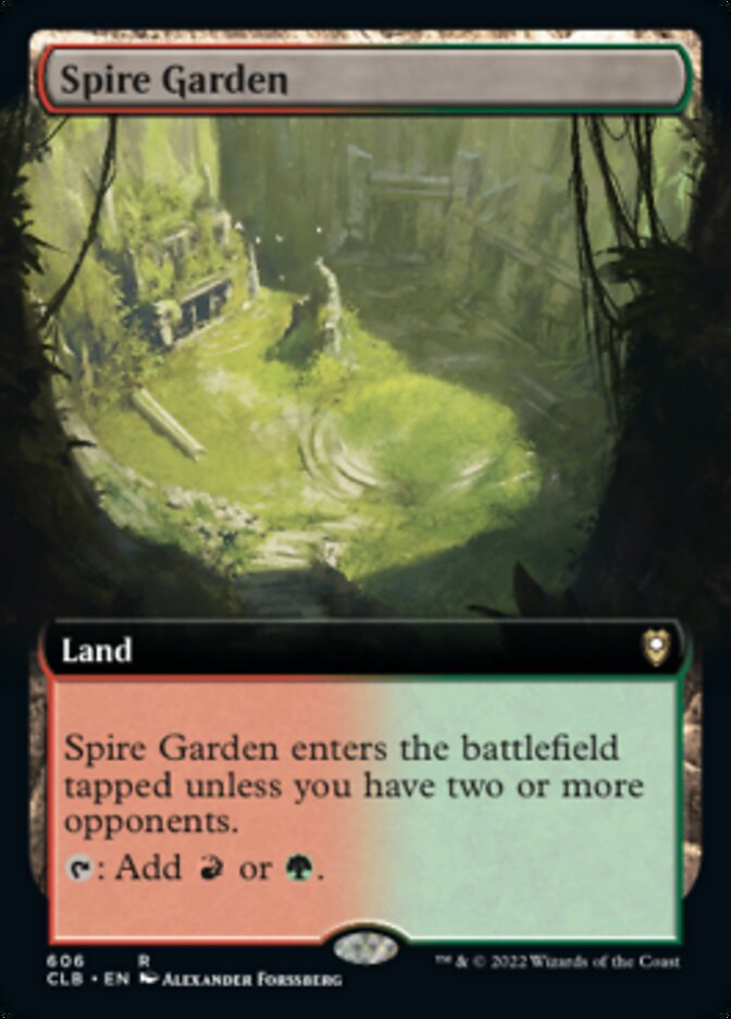 Spire Garden (Extended Art) [Commander Legends: Battle for Baldur's Gate] | Exor Games New Glasgow