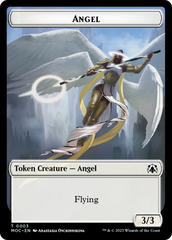 Angel (3) // Demon Double-Sided Token [March of the Machine Commander Tokens] | Exor Games New Glasgow