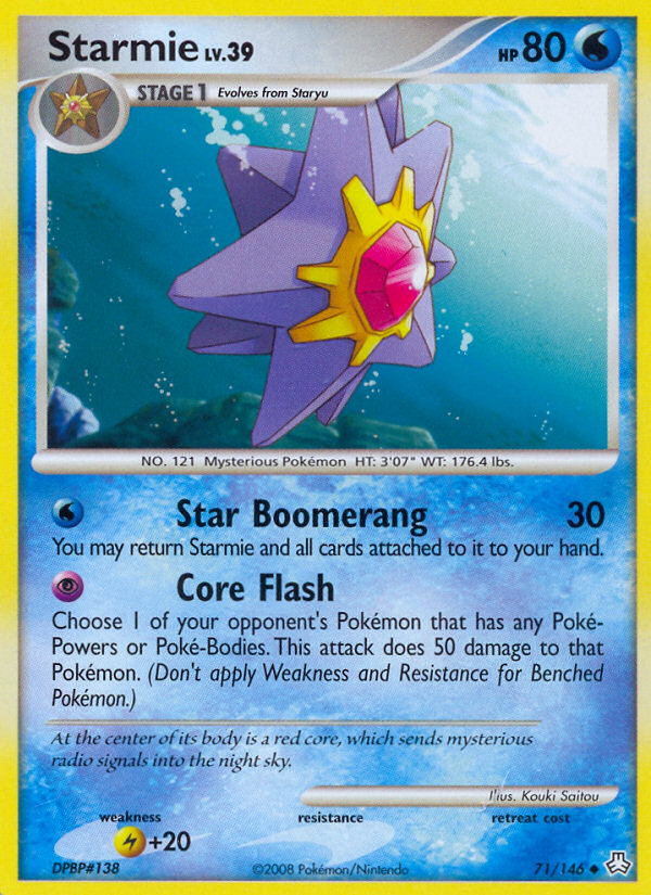 Starmie (71/146) [Diamond & Pearl: Legends Awakened] | Exor Games New Glasgow