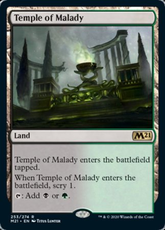 Temple of Malady [Core Set 2021] | Exor Games New Glasgow