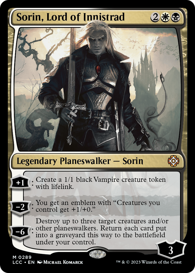 Sorin, Lord of Innistrad [The Lost Caverns of Ixalan Commander] | Exor Games New Glasgow
