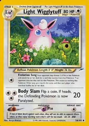 Light Wigglytuff (54/105) [Neo Destiny Unlimited] | Exor Games New Glasgow