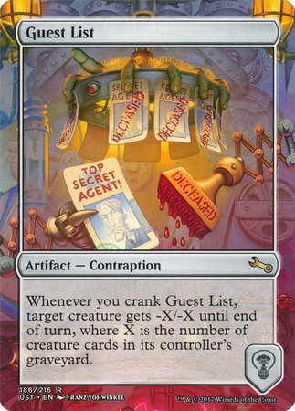 Guest List [Unstable] | Exor Games New Glasgow