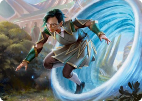 Vortex Runner Art Card [Strixhaven: School of Mages Art Series] | Exor Games New Glasgow