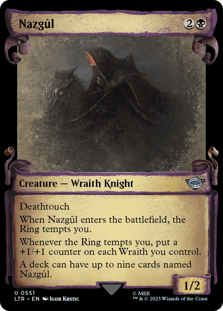 Nazgul (0551) [The Lord of the Rings: Tales of Middle-Earth Showcase Scrolls] | Exor Games New Glasgow