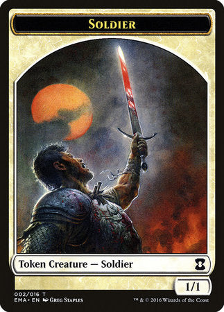 Soldier Token [Eternal Masters Tokens] | Exor Games New Glasgow