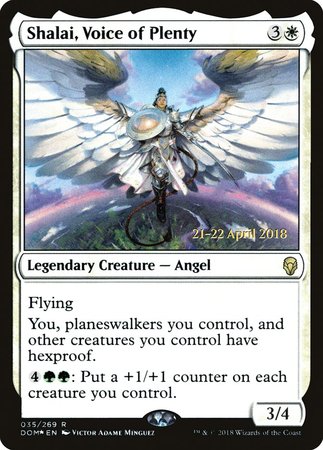 Shalai, Voice of Plenty [Dominaria Promos] | Exor Games New Glasgow