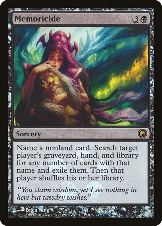 Memoricide [Scars of Mirrodin Promos] | Exor Games New Glasgow