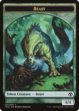 Beast Token (007) [Iconic Masters Tokens] | Exor Games New Glasgow