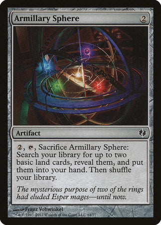 Armillary Sphere [Duel Decks: Venser vs. Koth] | Exor Games New Glasgow