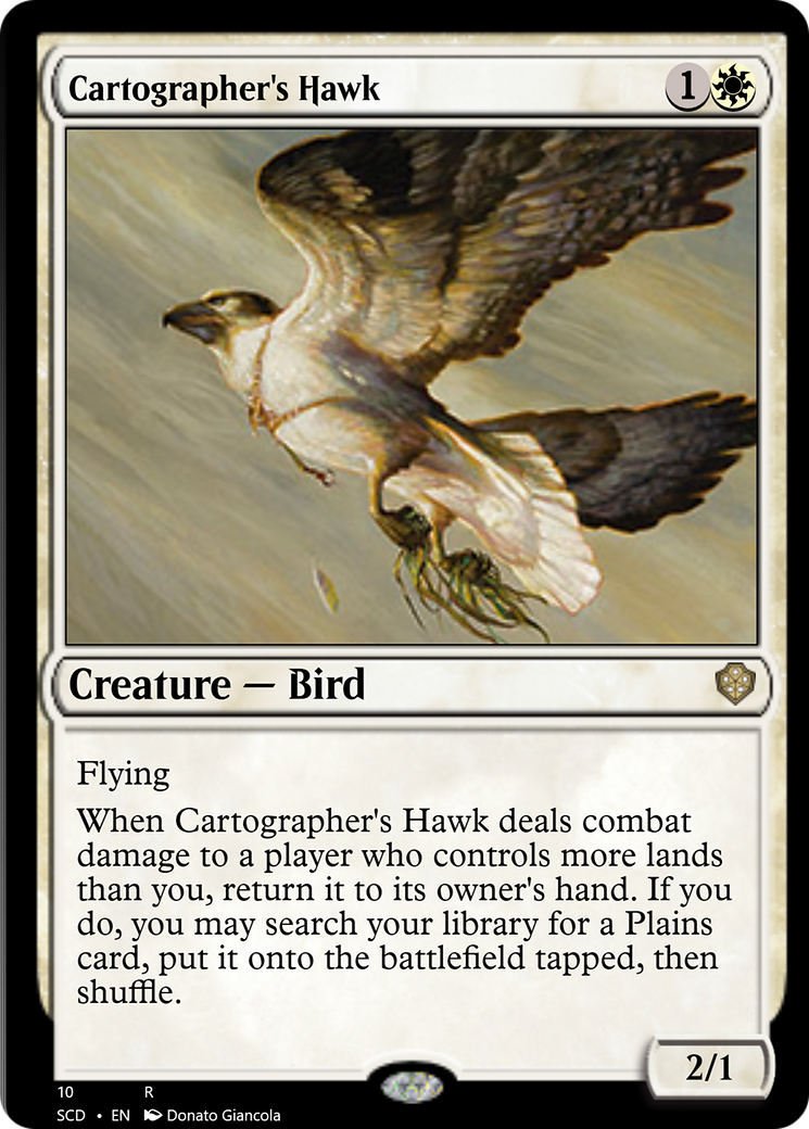 Cartographer's Hawk [Starter Commander Decks] | Exor Games New Glasgow