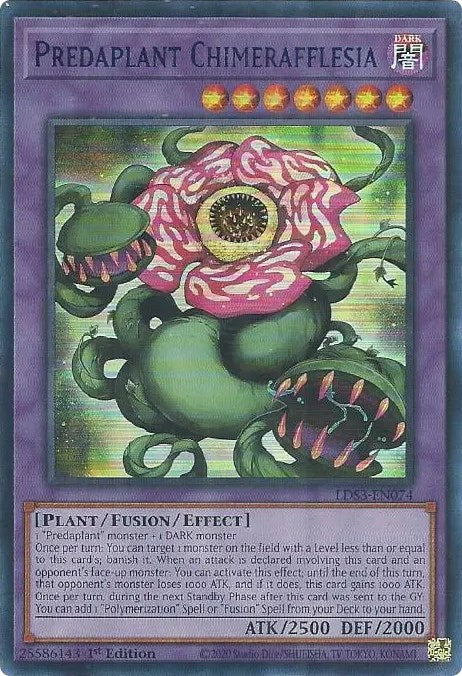 Predaplant Chimerafflesia (Blue) [LDS3-EN074] Ultra Rare | Exor Games New Glasgow