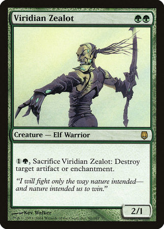 Viridian Zealot [Darksteel] | Exor Games New Glasgow