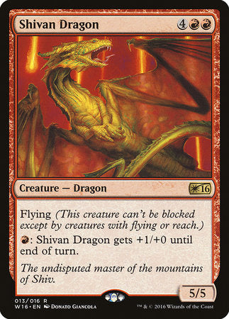 Shivan Dragon [Welcome Deck 2016] | Exor Games New Glasgow