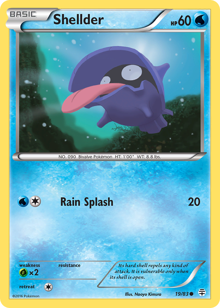 Shellder (19/83) [XY: Generations] | Exor Games New Glasgow