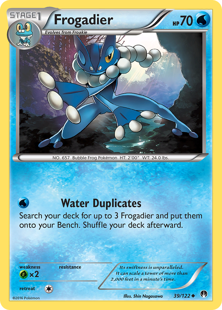 Frogadier (39/122) [XY: BREAKpoint] | Exor Games New Glasgow