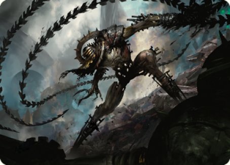 Razorlash Transmogrant Art Card [The Brothers' War Art Series] | Exor Games New Glasgow