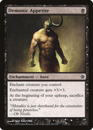 Demonic Appetite [Rise of the Eldrazi] | Exor Games New Glasgow