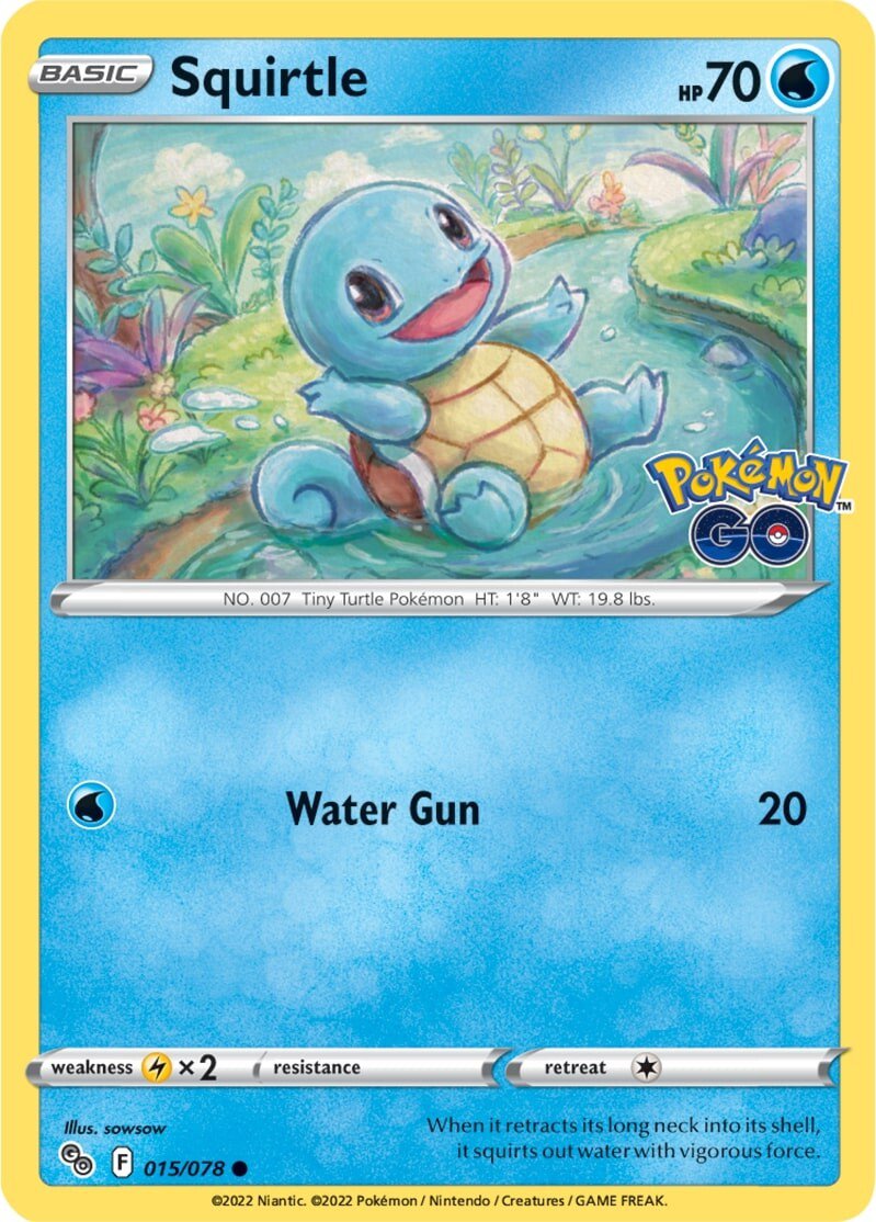 Squirtle (015/078) [Pokémon GO] | Exor Games New Glasgow