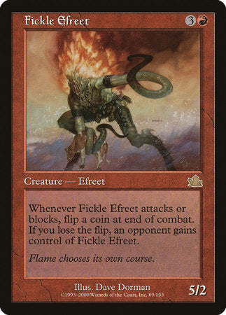 Fickle Efreet [Prophecy] | Exor Games New Glasgow